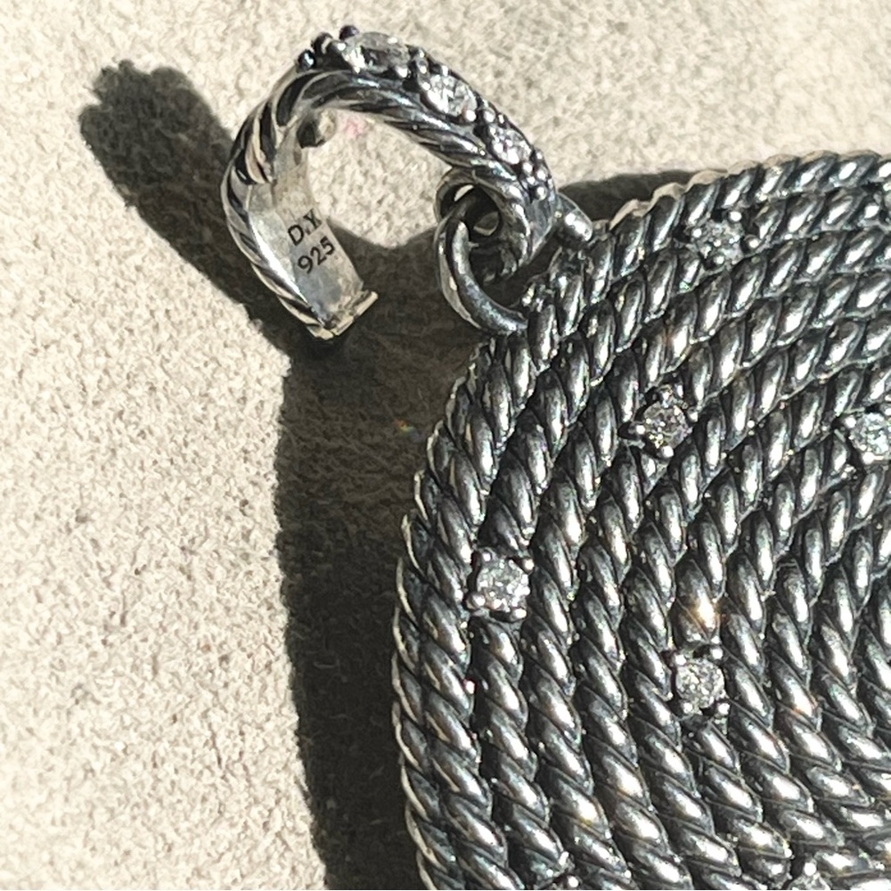 ✨SALE ✨David Yurman Diamond Starlight Cable Coil Pendant - Picture 5 of 7